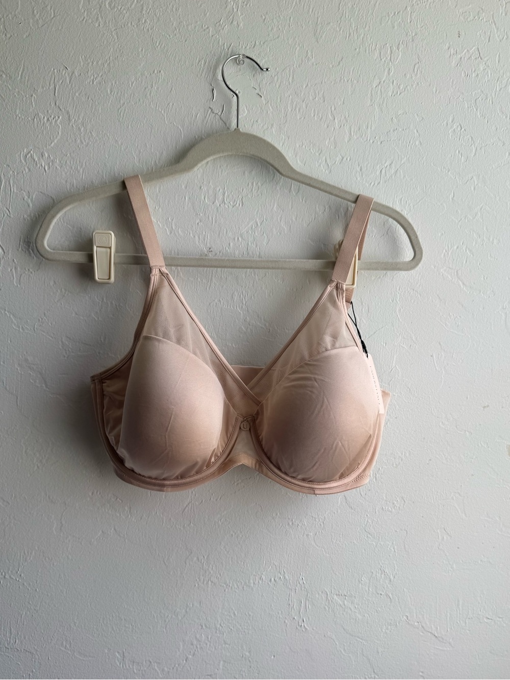 Understance Everyday Lightly Lined Nude T-Shirt Bra 34 H NWT